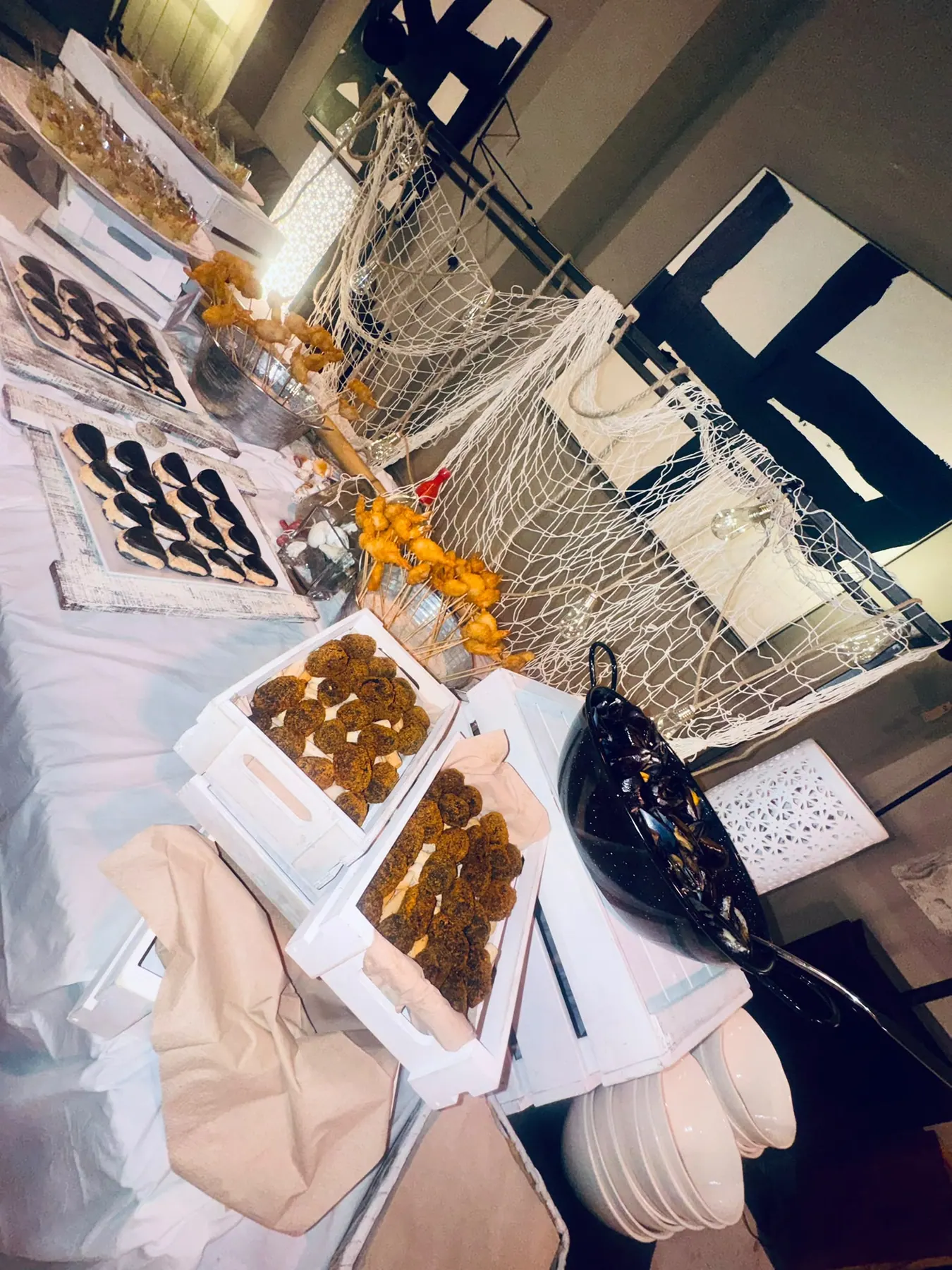 Propuesta gastronómica de un montaje temático de EventArt