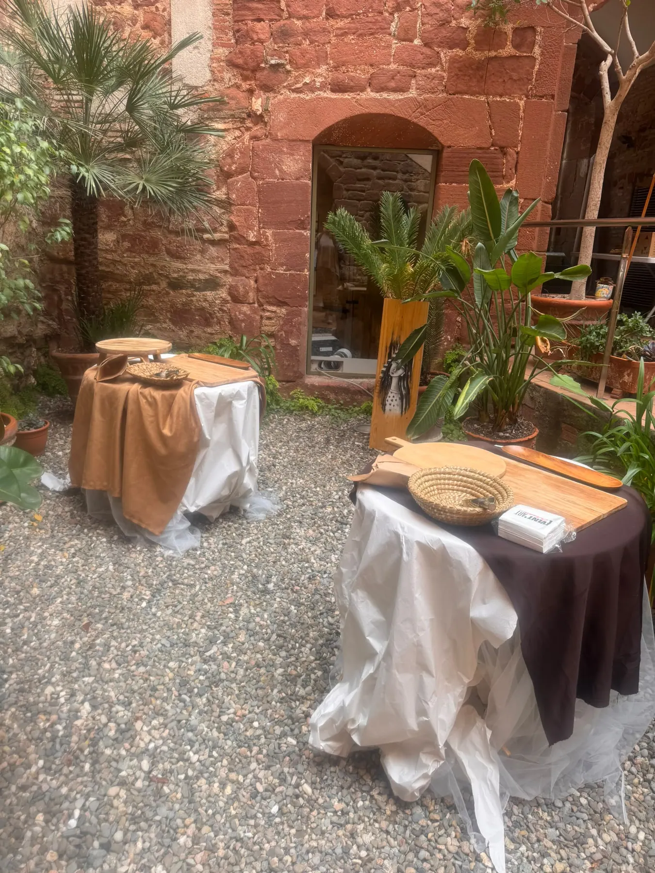 Córner gastronómico de EventArt montado para un evento