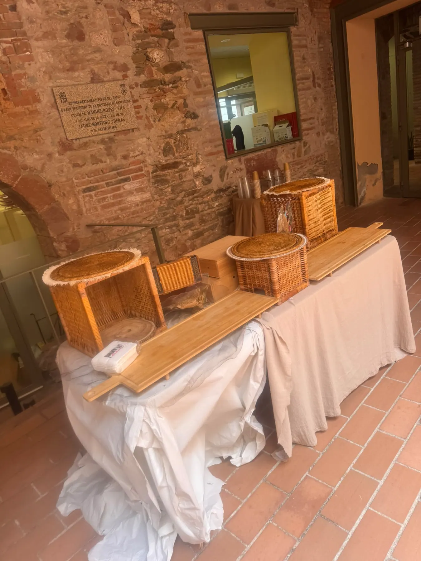 Córner gastronómico de EventArt montado para un evento