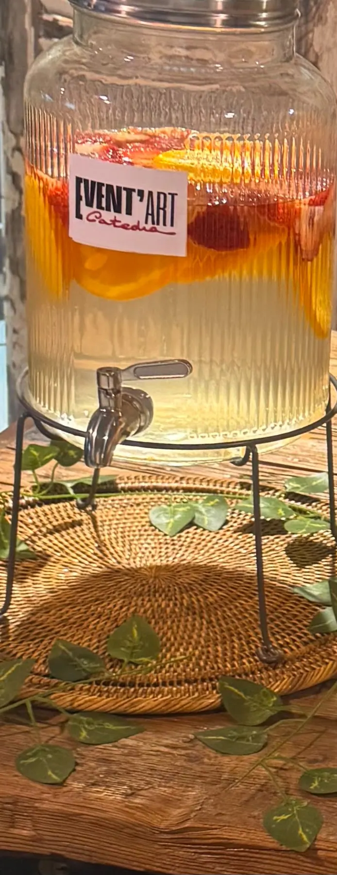Córner gastronómico de EventArt montado para un evento
