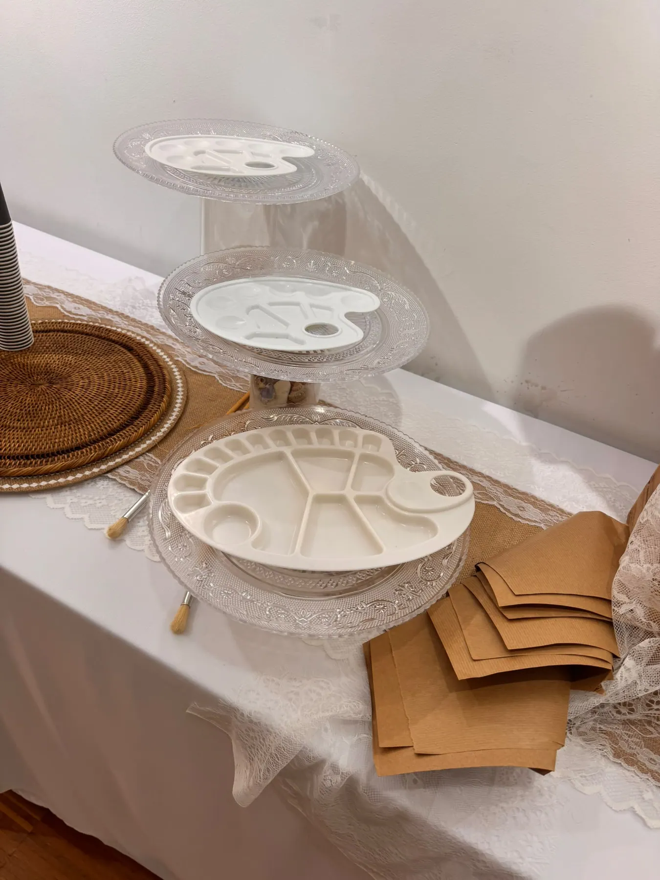 Córner gastronómico de EventArt montado para un evento