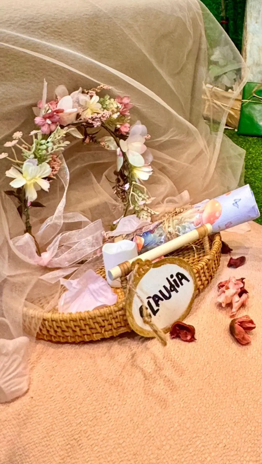 Mesa de EventArt para un cumpleaños o una presentación de producto