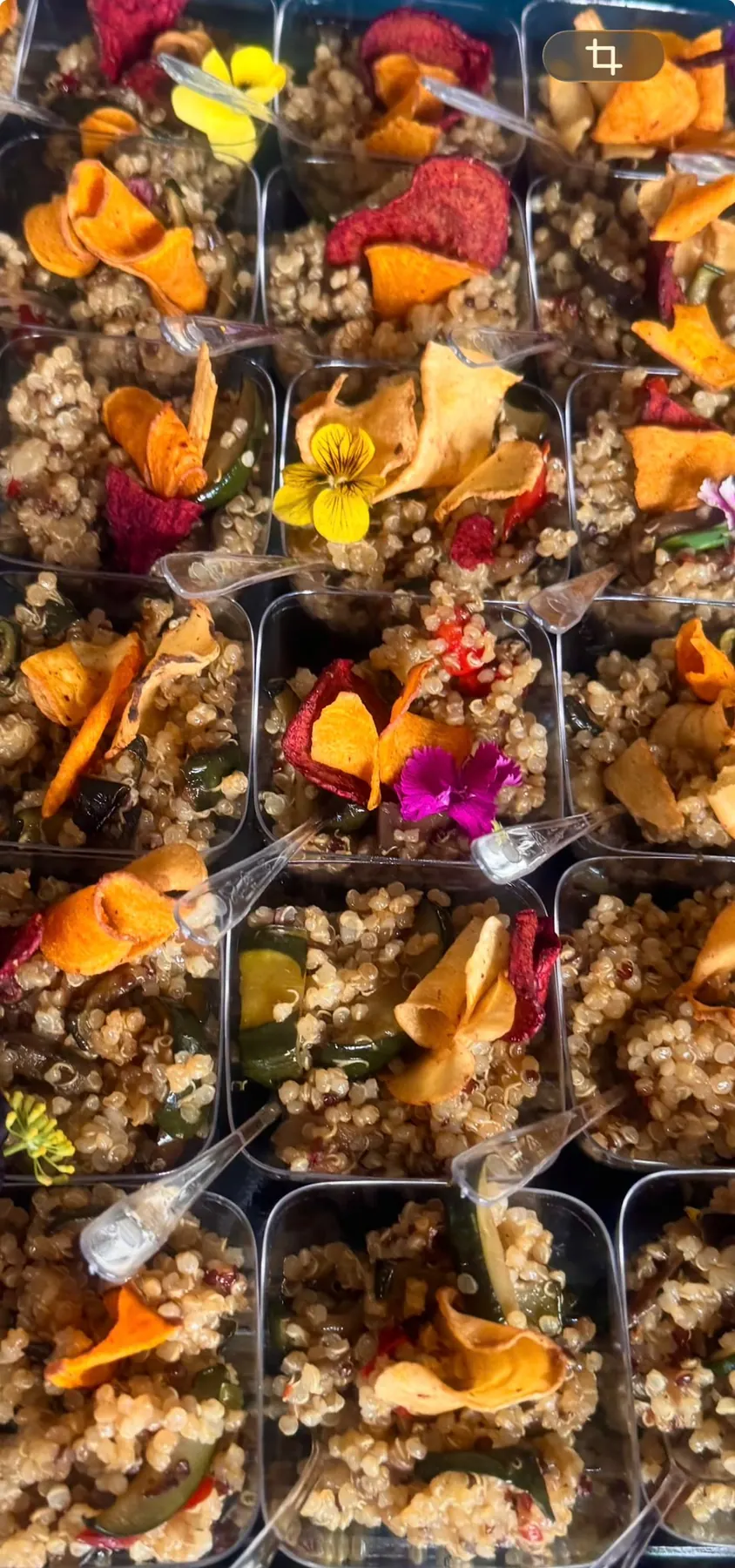 Córner gastronómico de EventArt montado para un evento
