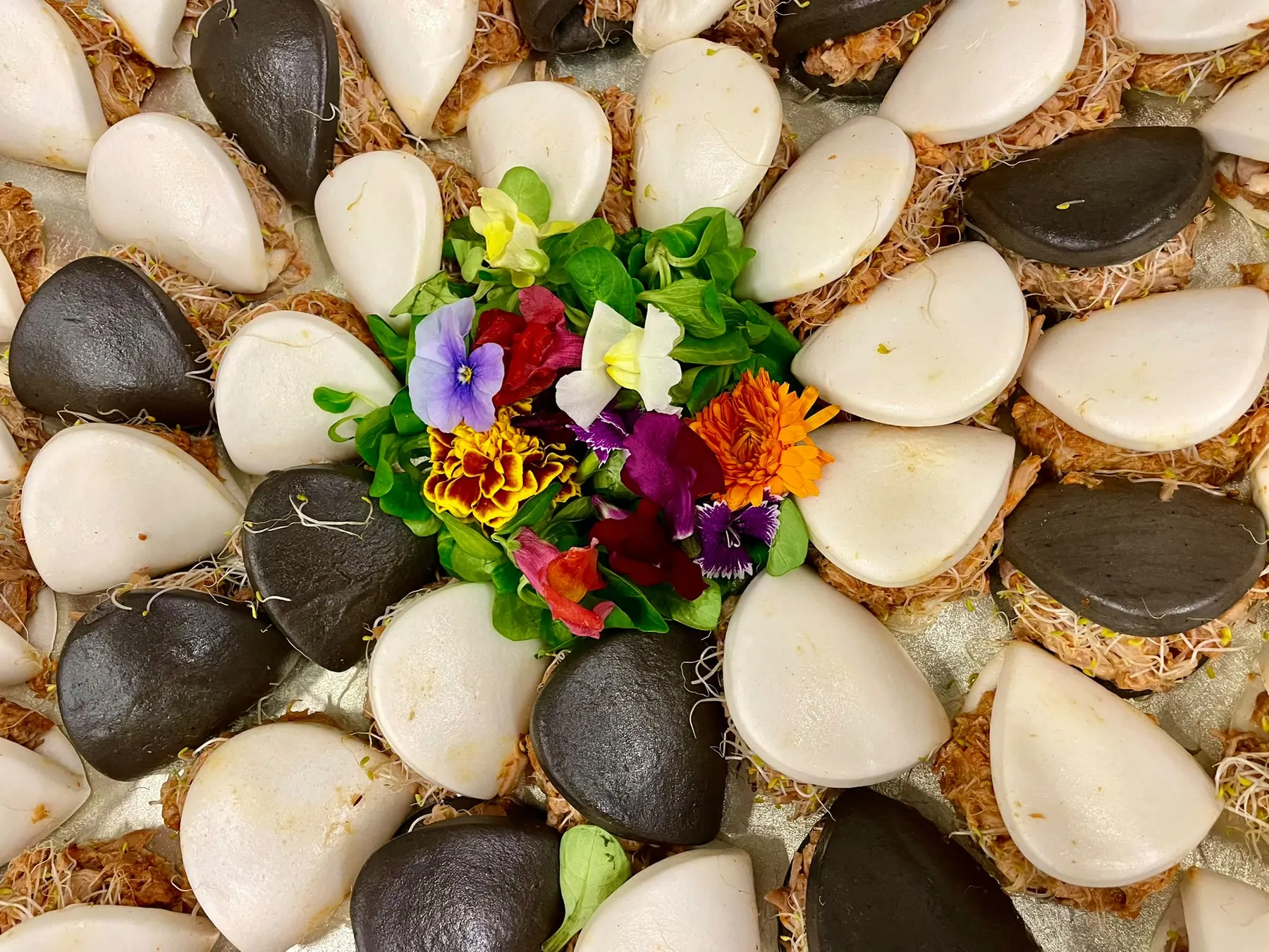 Córner gastronómico de EventArt montado para un evento