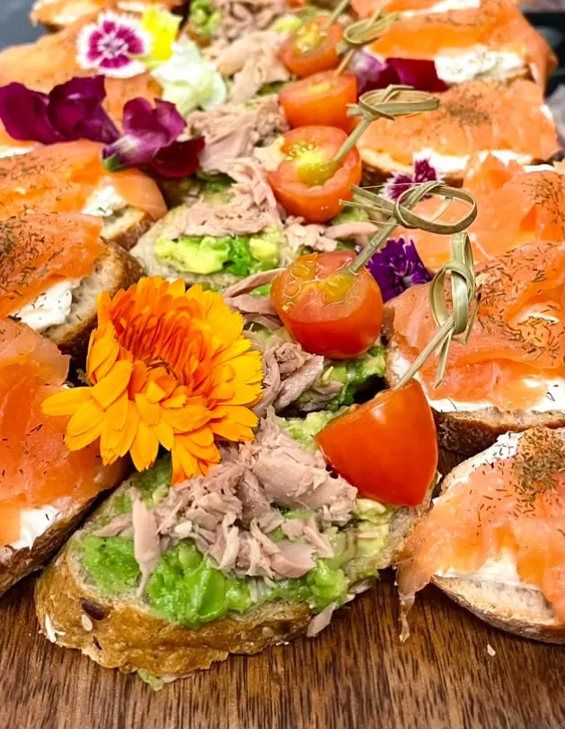 Córner gastronómico de EventArt montado para un evento